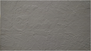 Textured Plaster with a light coat of white paint